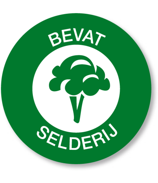 Allergenenstickerset 14 rol a 500 stuks