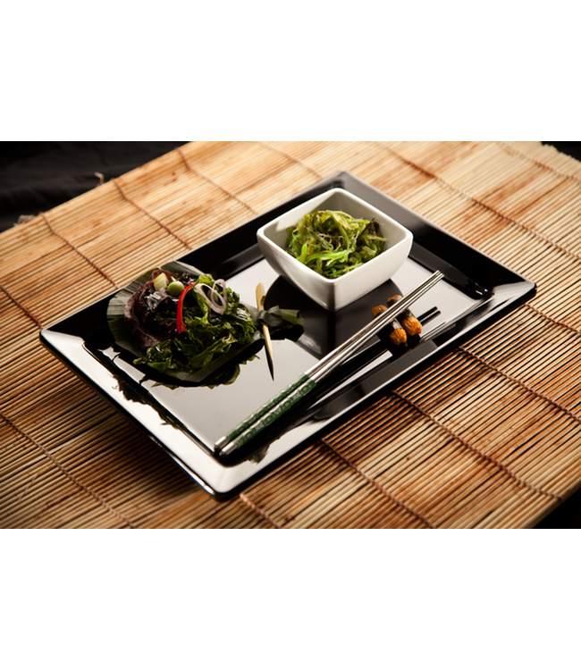 Schaal GN 1/2 melamine zwart 325x265 mm - Truyts | prijs & verp per 3 stuks