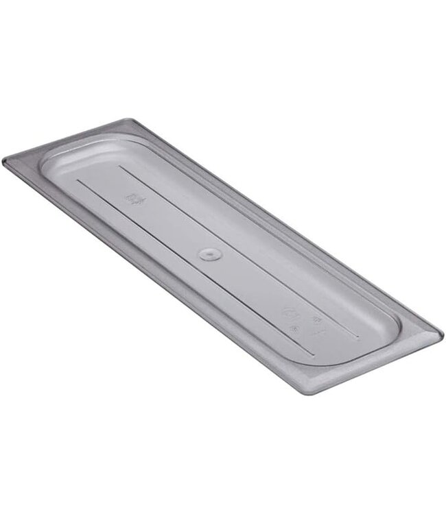 Gastronormdeksel kunststof 2/4GN vlak transparant hittebestendig -40/+99 °C Camwear 20LPCWC - Cambro