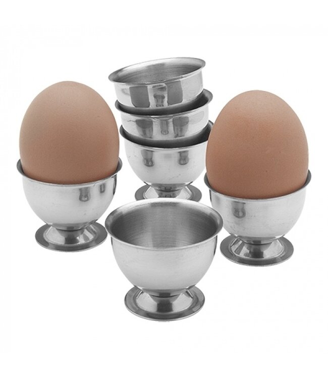 Eierdopje Ø45 mm rvs | prijs & verp 6 stuks