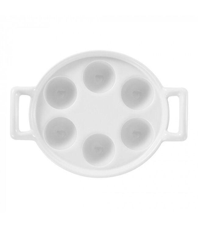 Slakkenschaal voor 6 slakken met grepen Ø13 cm - Revol