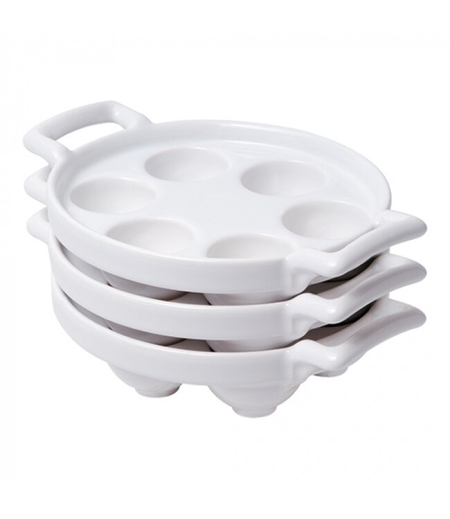 Slakkenschaal voor 6 slakken met grepen Ø13 cm - Revol