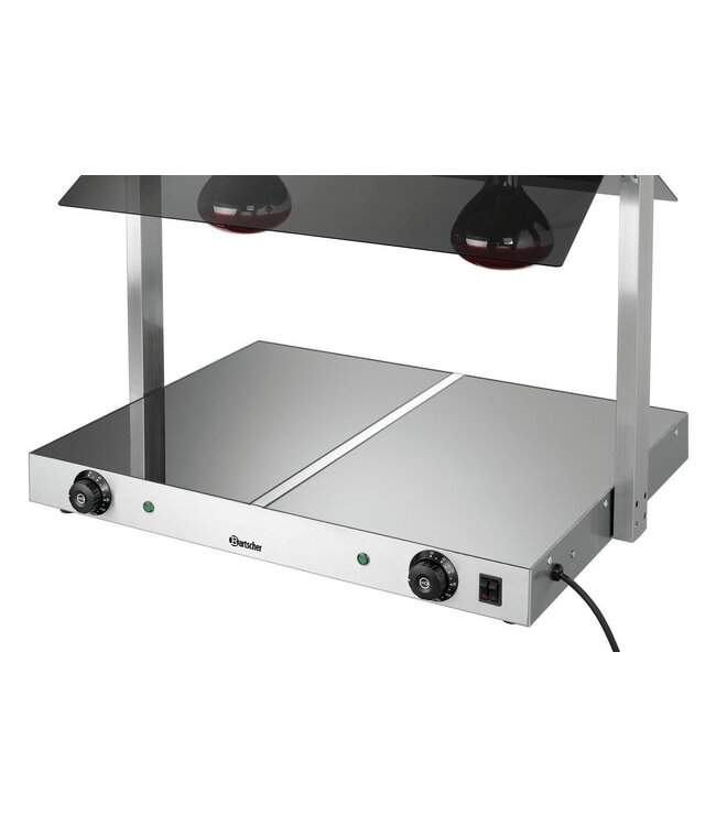 Warmtebrug 740x565x570 mm (bxdxh) +30°C tot 85°C I1WL400 - Bartscher