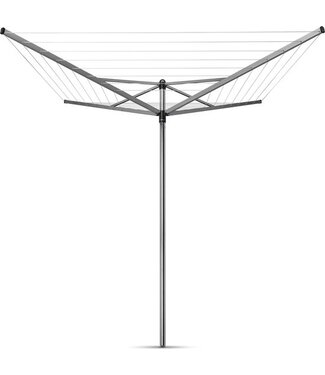 Brabantia Droogmolen 40 mtr met metalen grond anker metallic grey - Brabantia