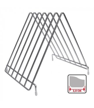 Snijplanken rek tbv  6 snijplanken - Roestvrijstaal