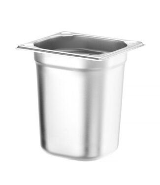 Hendi Gastronormbak rvs 1/6-065 mm diep zonder greep Kitchen Line - Hendi