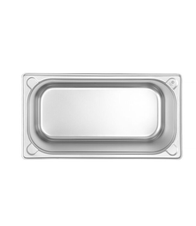 Gastronormbak rvs 1/3-065 mm diep zonder greep Kitchen Line - Hendi