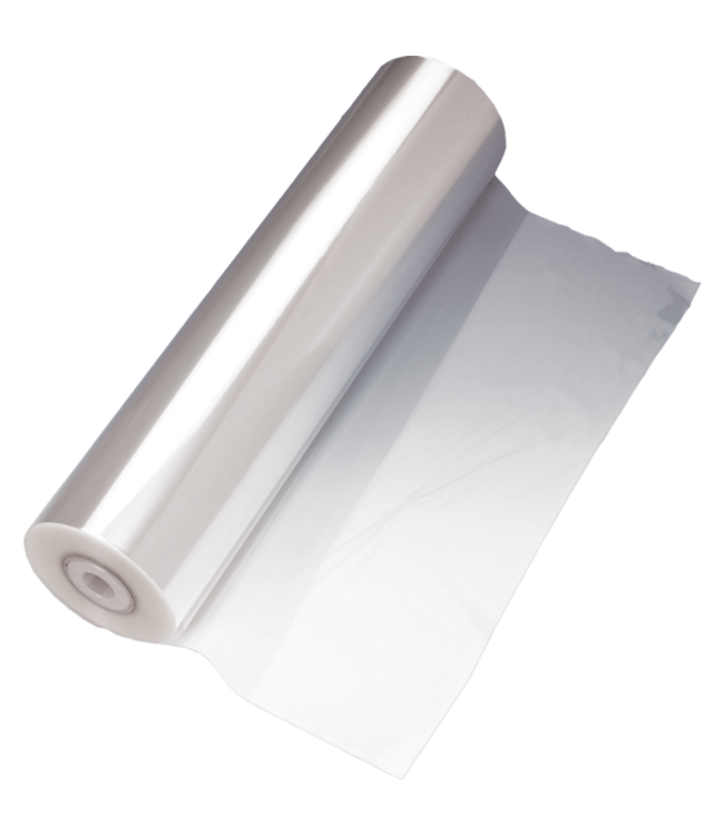 Fruitmandfolie OPP 60 cm x 50 mtr 25my transparant