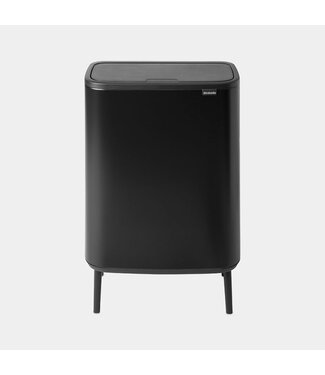 Brabantia Afvalbak 2x 30 ltr Bo Touch Bin Hi Matt Black - Brabantia