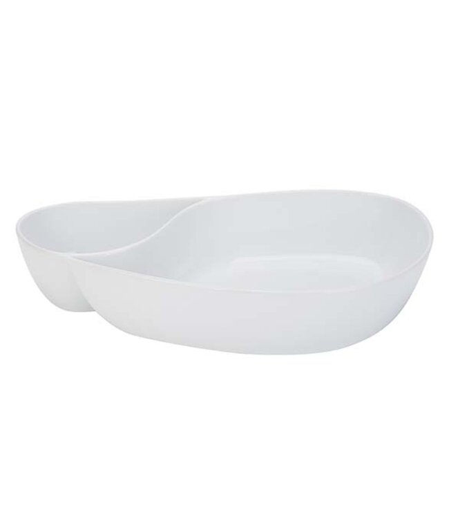 Mossel-Frietbord 320x190x65 mm 2-vaks - Cosy & Trendy | prijs & verp per 6 stuks