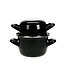 Cosy & Trendy Mosselpan zwart Ø12 cm 0,9 ltr 0,5 kg - Cosy & Trendy | prijs & verp per 6 stuks