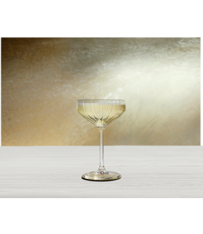 Champagnecoupe 28,5 cl Ø104x(h)164 mm Carre Optics - Royal Leerdam | prijs & verp per 6 stuks