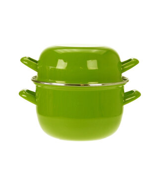 Cosy & Trendy Mosselpan groen Ø18 cm 2,8 ltr 1,2 kg - Cosy & Trendy | prijs & verp per 6 stuks