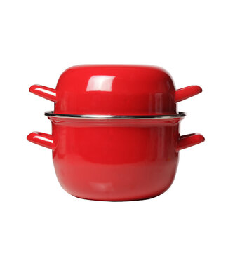 Cosy & Trendy Mosselpan rood Ø18 cm 2,8 ltr 1,2 kg - Cosy & Trendy | prijs & verp per 6 stuks