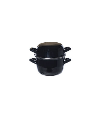 Cosy & Trendy Mosselpan zwart Ø16 cm 1,7 ltr 0,9 kg - Cosy & Trendy | prijs & verp per 6 stuks