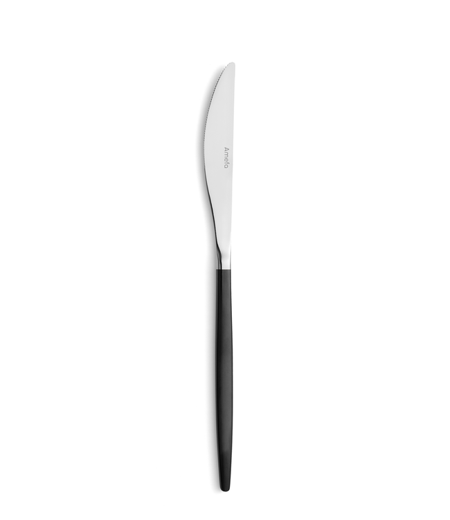 Dessertmes 207 mm 18/0 zwart 1114 Soprano - Amefa | prijs & verp per 12 stuks