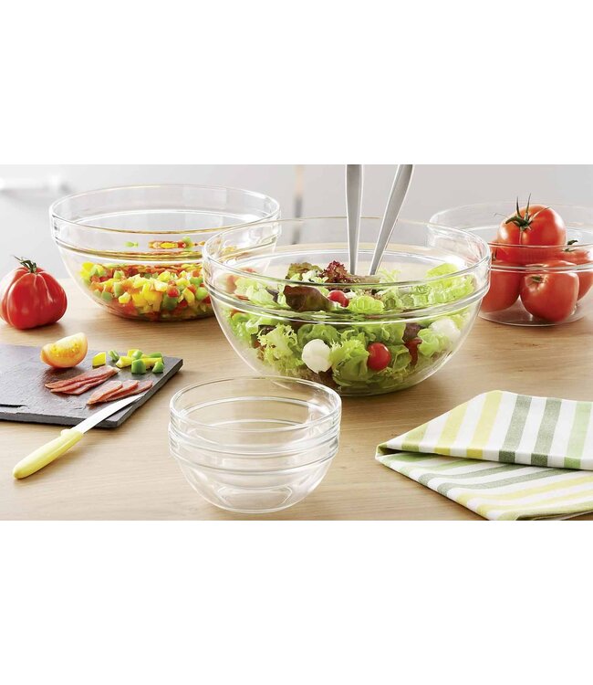 Schaal 90 mm transparant saladier empilable - Arcoroc | prijs & verp per 6 stuks