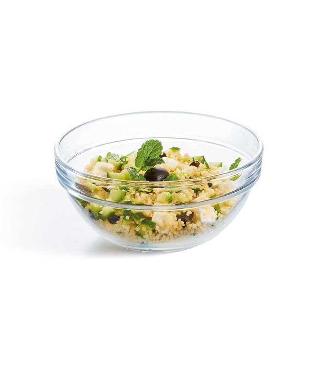 Schaal 140 mm transparant saladier empilable - Arcoroc | prijs & verp per 6 stuks