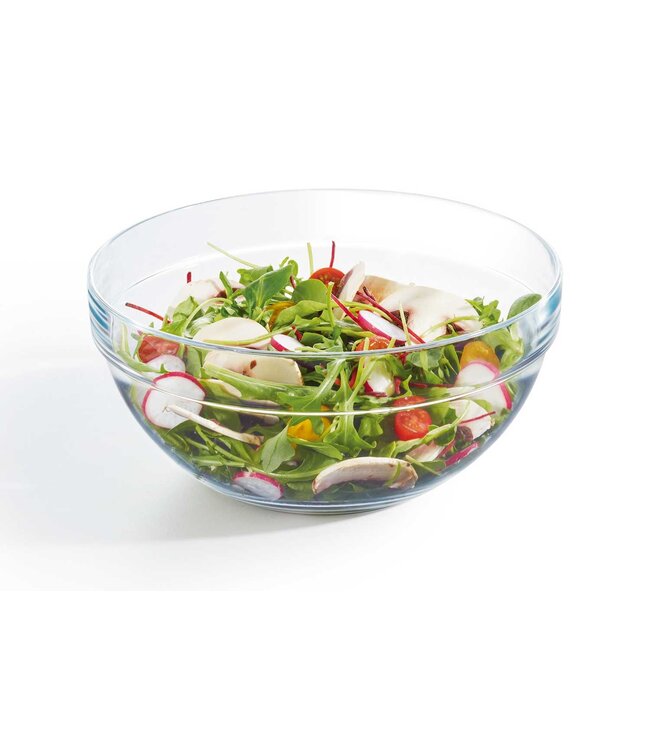 Schaal 230 mm transparant saladier empilable - Arcoroc | prijs & verp per 6 stuks