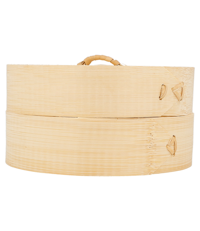 Dimsum mandje Ø15x(h)8 cm - Bamboe