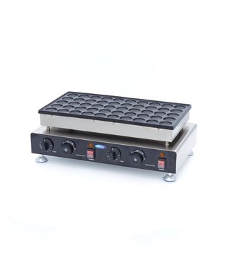 Poffertjesplaat Ø43 mm 50 uitsparingen 540x325x160 mm (bxdxh) 230V 1.500W