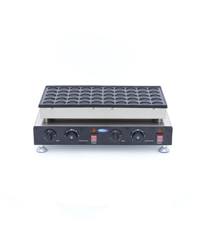 Poffertjesplaat Ø43 mm 50 uitsparingen 540x325x160 mm (bxdxh) 230V 1.500W