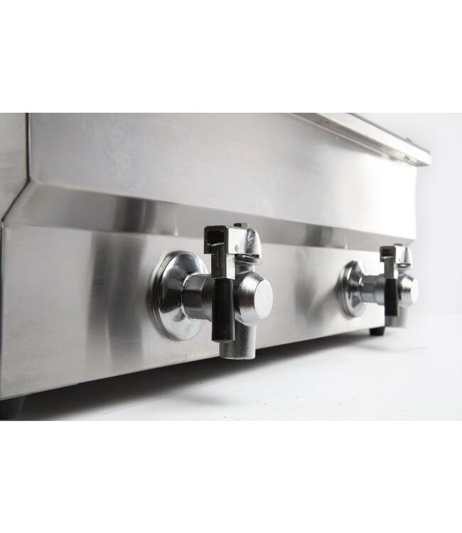 Tafelfriteuse 2x 8 ltr 630x505x355 mm (bxdxh) Elektrisch Tafelmodel - Combisteel