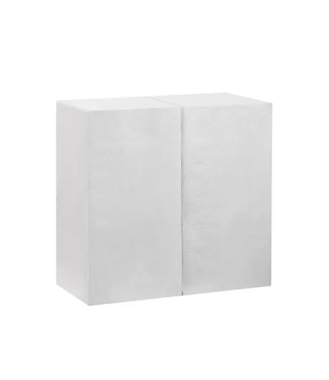 Servet 40x40 cm 2-laags wit 1/8 gevouwen cellulose | prijs & verp per 2.000 stuks