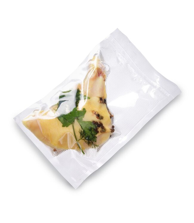 Hendi Vacumeerzak 200x300 mm (bxl) met relief -20° tot +100°C - Hendi | prijs & verp per 100 stuks