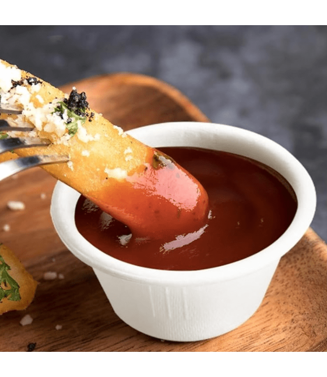 Sausbakje disp suikerriet 6 cl Ø6 mm wit | prijs & verp per 2.000 stuks