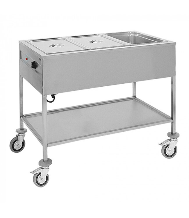 Voedseluitschepwagen 3x 1/1GN