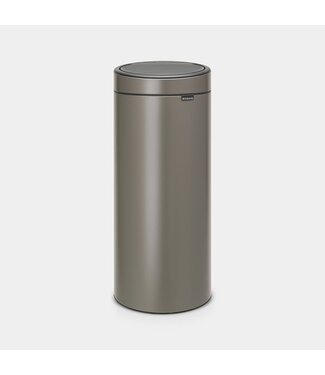 Brabantia Afvalemmer 30 ltr Touch Bin New Platinum - Brabantia