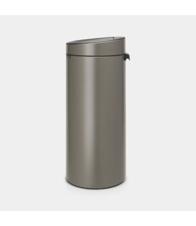 Afvalemmer 30 ltr Touch Bin New Platinum - Brabantia