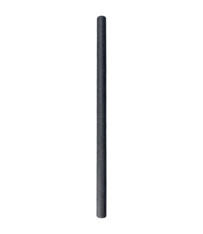 Rietje 150xØ7 mm zwart papier | prijs & verp per 500 stuks