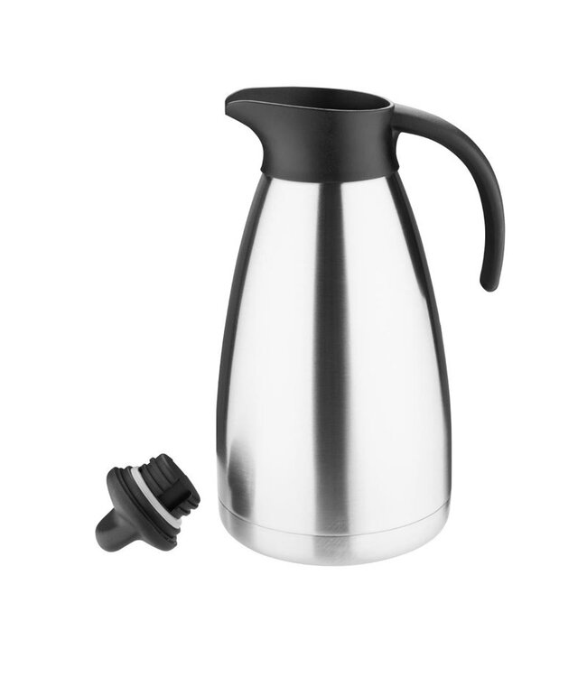 Isoleerkan 1,5 ltr RVS met schroefdop