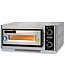 Combisteel Pizzaoven 630x600x290 mm (bxdxh) 3,5kW/230V 1x Ø39 cm met 1 kamer met raam + verlichting  - Combisteel
