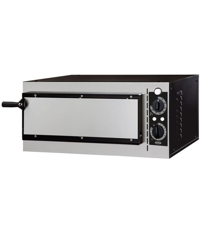 Pizzaoven 568x500x280 mm (bxdxh) 1,6kW/230V 1x Ø32 cm met 1 kamer - Combisteel