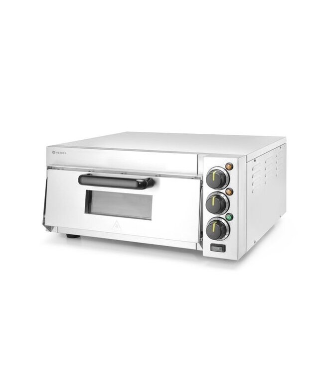 Pizzaoven 580x560x275 (bxdxh) 2.000W/230V 1 kamer Compact - Hendi