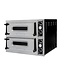 Hendi Pizzaoven 975x930x742 (bxdxh) 9,4kW/400V 4+4x Ø32 cm 2 kamers Basic 44 - Hendi
