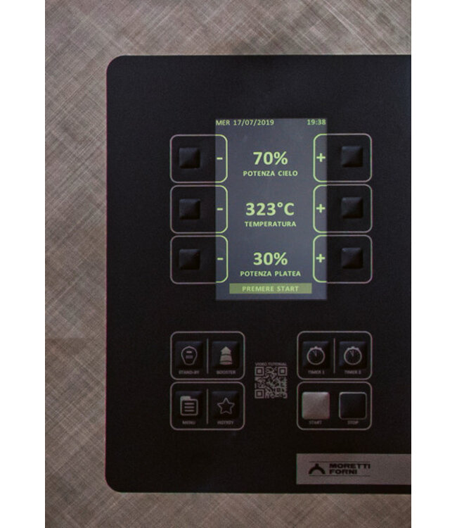 Pizzaoven  400V SerieS S50E Multibake Icon - Moretti