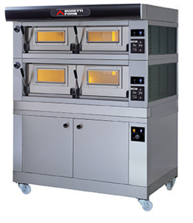 Pizzaoven 400V SerieP P120E C - Moretti
