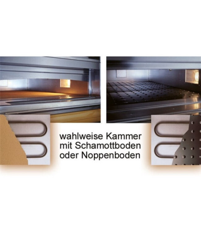 Pizzaoven 400V SerieP P120E C - Moretti