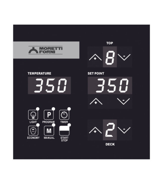 Pizzaoven 400V SerieP Amalfi B - Moretti