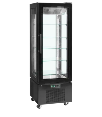 Tefcold Koelvitrine 364/248 ltr (br/netto inh.) 650X650X1950 mm (bxdxh) +2°C tot 8°C - Tefcold