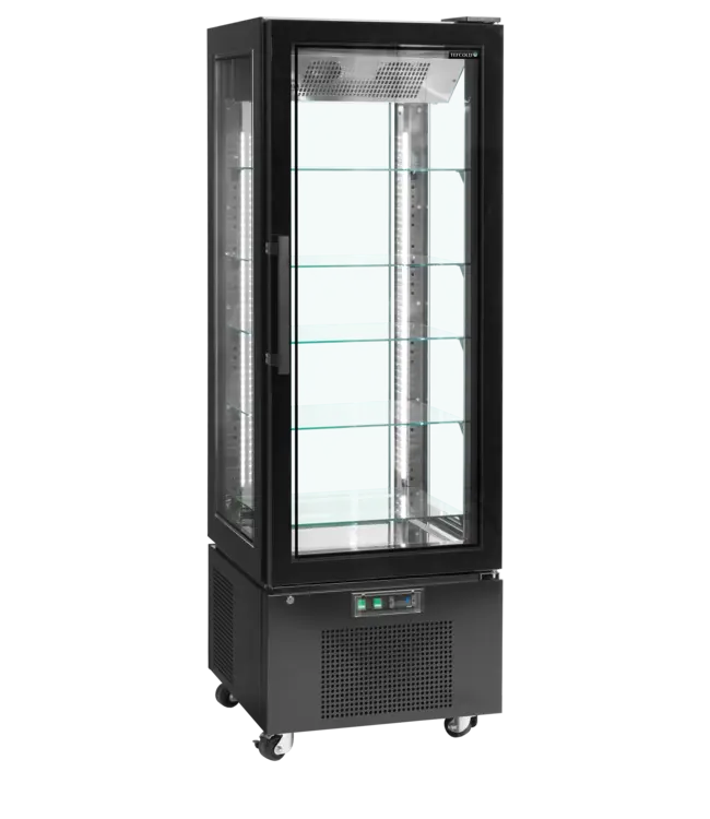 Koelvitrine 364/248 ltr (br/netto inh.) 650X650X1950 mm (bxdxh) +2°C tot 8°C - Tefcold