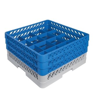 CaterRacks Bekerglazenkorf 16 comp. 50x50x22 cm max Ø112x(h)200 mm - CaterRacks