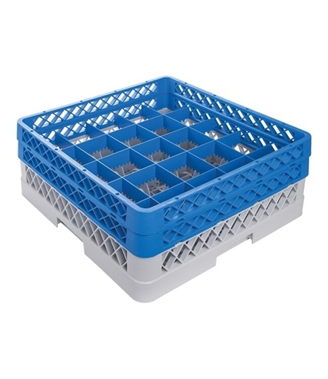 Bekerglazenkorf 25 comp. 50x50x10 cm max Ø90x(h)260 mm - CaterRacks
