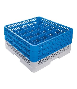 CaterRacks Bekerglazenkorf 25 comp. 50x50x10 cm max Ø90x(h)200 mm - CaterRacks