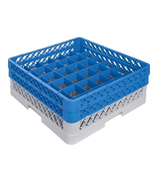 Bekerglazenkorf 36 comp. 50x50x18 cm max Ø74x(h)260 mm - CaterRacks