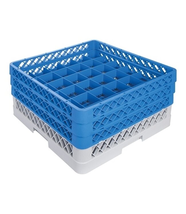 Bekerglazenkorf 36 comp. 50x50x10 cm max Ø74x(h)200 mm - CaterRacks